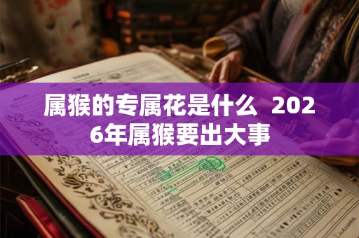 属猴的专属花是什么  2026年属猴要出大事