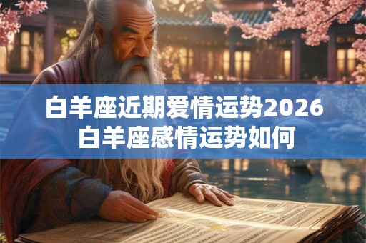 白羊座近期爱情运势2026 白羊座感情运势如何