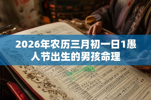 2026年农历三月初一日1愚人节出生的男孩命理 2026年农历三月初一日1愚人节出生的男孩命理