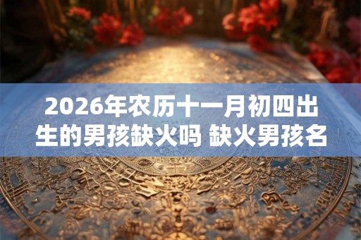 2026年农历十一月初四出生的男孩缺火吗 缺火男孩名字用的字