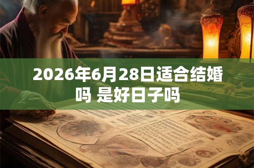 2026年6月28日适合结婚吗 是好日子吗