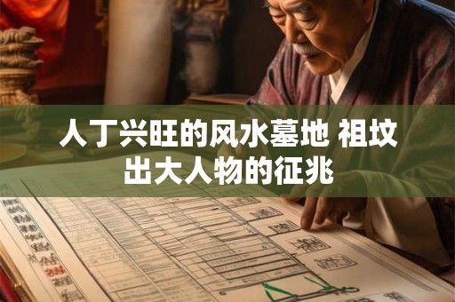 人丁兴旺的风水墓地 祖坟出大人物的征兆