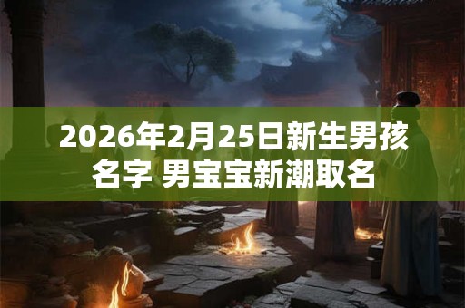2026年2月25日新生男孩名字 男宝宝新潮取名 2026年2月25日新生男孩名字 男宝宝新潮取名