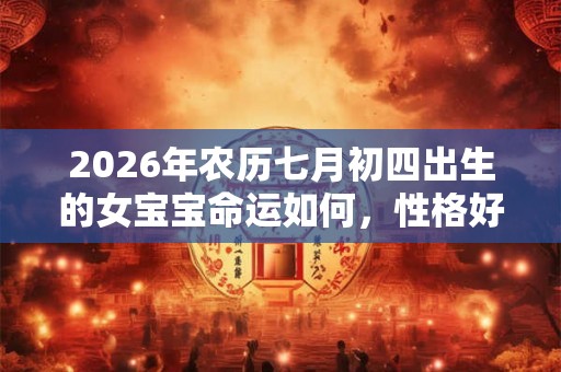 2026年农历七月初四出生的女宝宝命运如何，性格好吗？