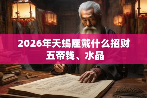 2026年天蝎座戴什么招财 五帝钱、水晶