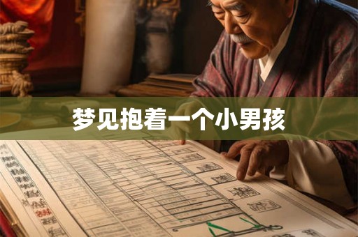 梦见抱着一个小男孩