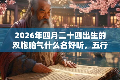 2026年四月二十四出生的双胞胎气什么名好听,五行属什么 2026年四月二十四出生的双胞胎气什么名好听,五行属什么