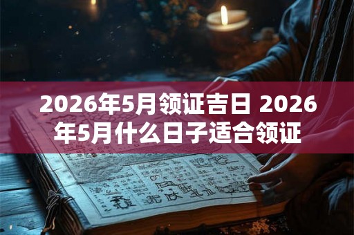 2026年5月领证吉日 2026年5月什么日子适合领证