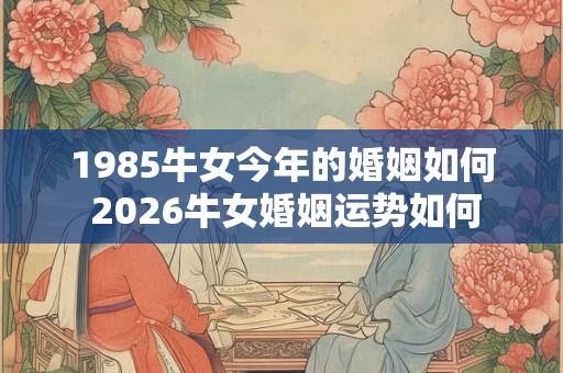 1985牛女今年的婚姻如何 2026牛女婚姻运势如何
