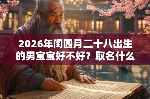 2026年闰四月二十八出生的男宝宝好不好？取名什么好听？