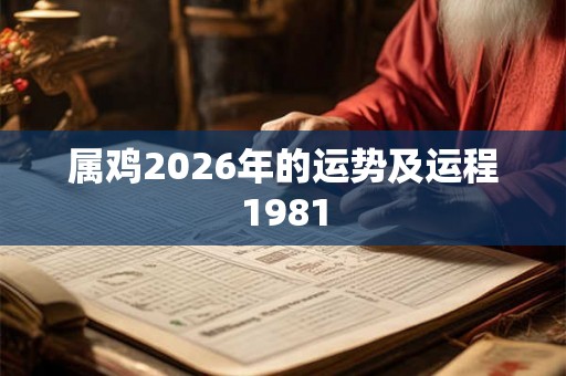 属鸡2026年的运势及运程1981 属鸡2026年的运势及运程1981