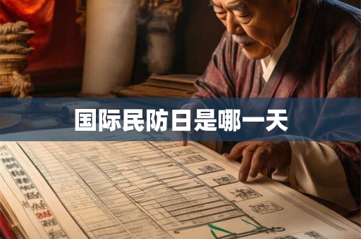 国际民防日是哪一天