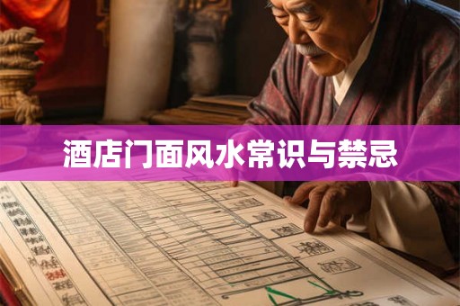 酒店门面风水常识与禁忌