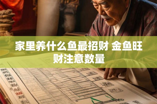 家里养什么鱼最招财 金鱼旺财注意数量