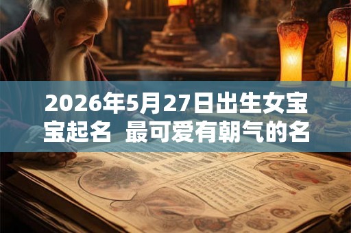 2026年5月27日出生女宝宝起名  最可爱有朝气的名字推荐