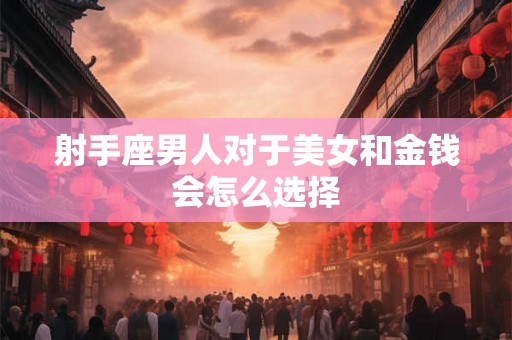 射手座男人对于美女和金钱会怎么选择 射手座男人对于美女和金钱会怎么选择