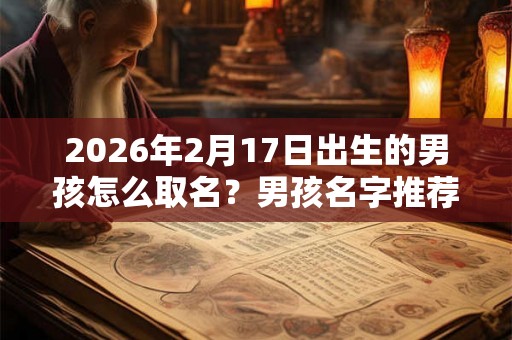 2026年2月17日出生的男孩怎么取名?男孩名字推荐 2026年2月17日出生的男孩怎么取名?男孩名字推荐
