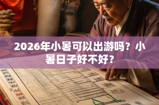 2026年小暑可以出游吗？小暑日子好不好？
