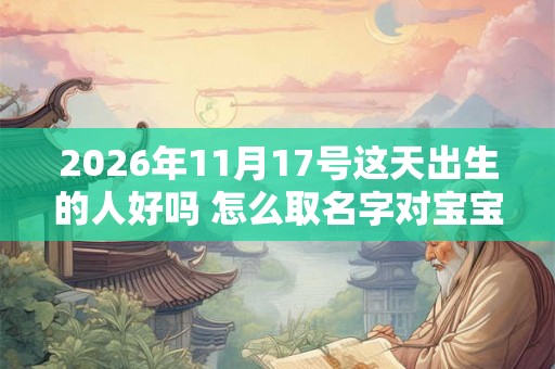 2026年11月17号这天出生的人好吗 怎么取名字对宝宝最有利