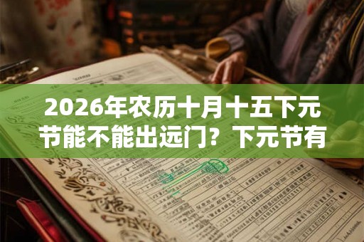 2026年农历十月十五下元节能不能出远门？下元节有何忌讳？