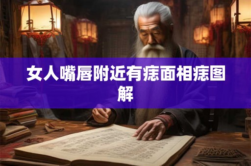 女人嘴唇附近有痣面相痣图解