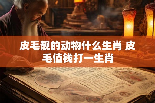 皮毛靓的动物什么生肖 皮毛值钱打一生肖