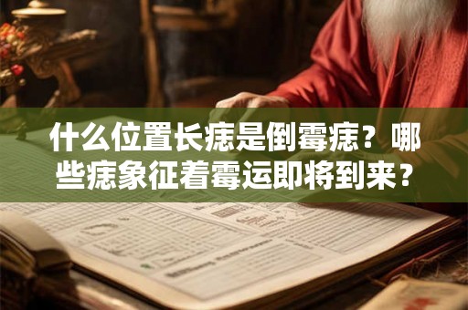 什么位置长痣是倒霉痣？哪些痣象征着霉运即将到来？