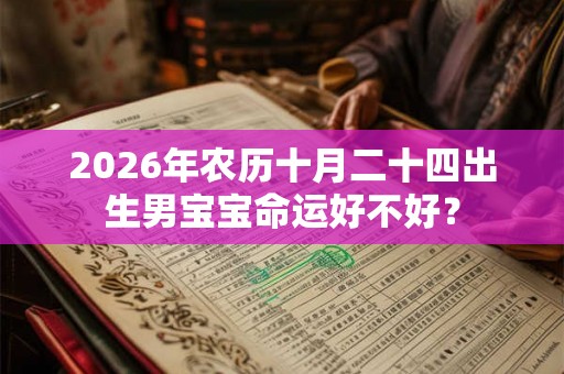 2026年农历十月二十四出生男宝宝命运好不好？