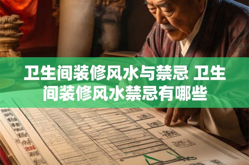卫生间装修风水与禁忌 卫生间装修风水禁忌有哪些 卫生间装修风水与禁忌 卫生间装修风水禁忌有哪些