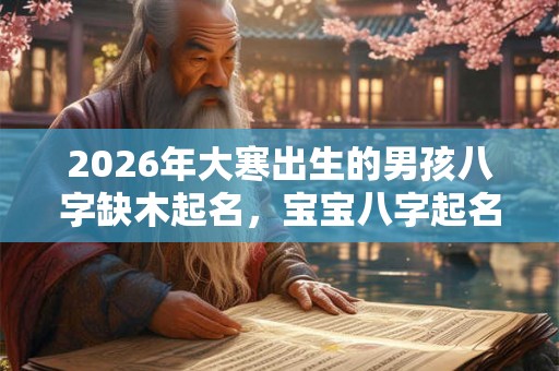 2026年大寒出生的男孩八字缺木起名，宝宝八字起名方法大全