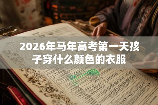 2026年马年高考第一天孩子穿什么颜色的衣服