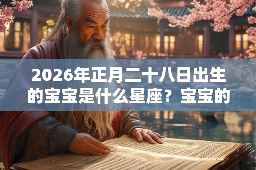 2026年正月二十八日出生的宝宝是什么星座?宝宝的性格如何? 2026年正月二十八日出生的宝宝是什么星座?宝宝的性格如何?