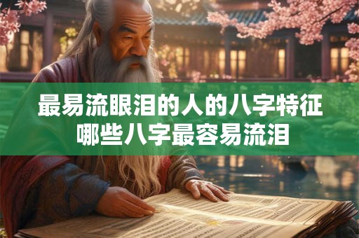最易流眼泪的人的八字特征 哪些八字最容易流泪 最易流眼泪的人的八字特征 哪些八字最容易流泪
