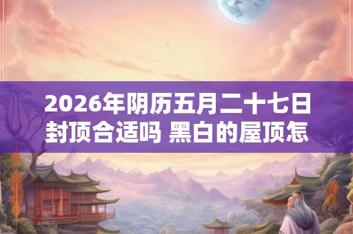 2026年阴历五月二十七日封顶合适吗 黑白的屋顶怎么样 2026年阴历五月二十七日封顶合适吗 黑白的屋顶怎么样