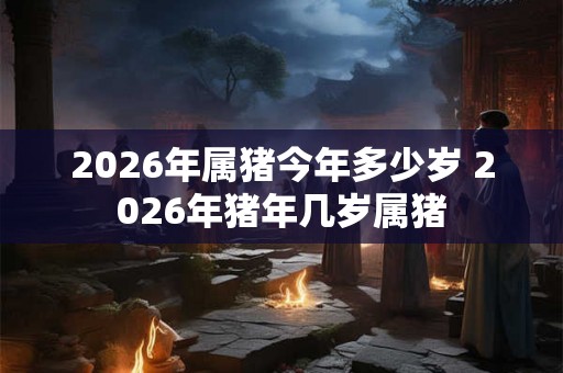 2026年属猪今年多少岁 2026年猪年几岁属猪