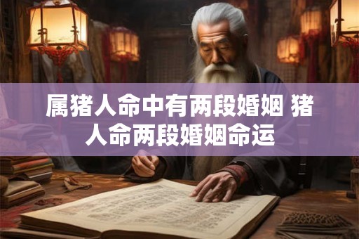 属猪人命中有两段婚姻 猪人命两段婚姻命运 属猪人命中有两段婚姻 猪人命两段婚姻命运