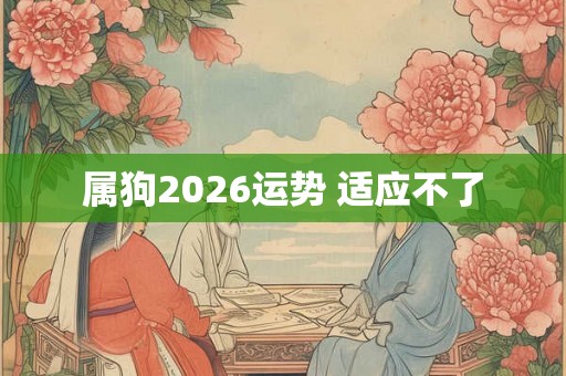属狗2026运势 适应不了