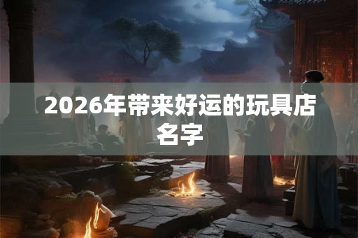 2026年带来好运的玩具店名字