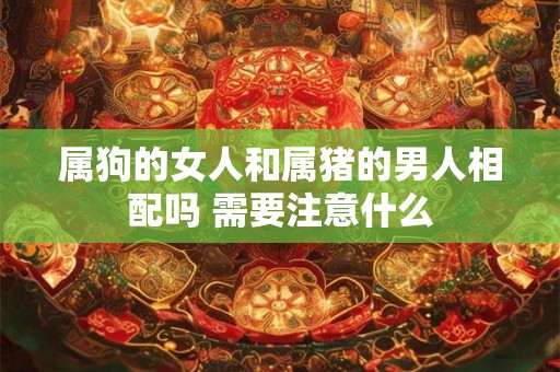 属狗的女人和属猪的男人相配吗 需要注意什么