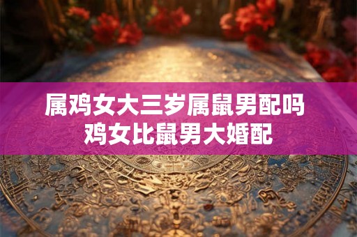 属鸡女大三岁属鼠男配吗 鸡女比鼠男大婚配