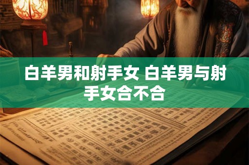 白羊男和射手女 白羊男与射手女合不合