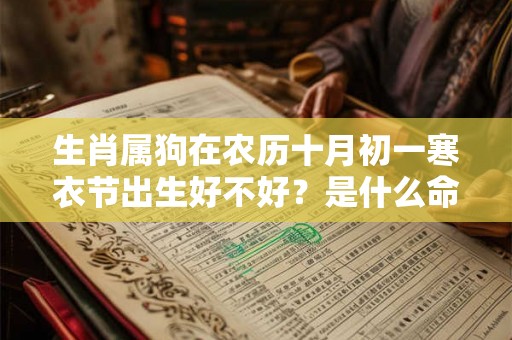 生肖属狗在农历十月初一寒衣节出生好不好？是什么命？
