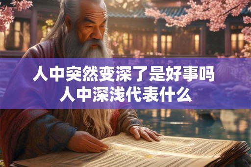 人中突然变深了是好事吗 人中深浅代表什么 人中突然变深了是好事吗 人中深浅代表什么