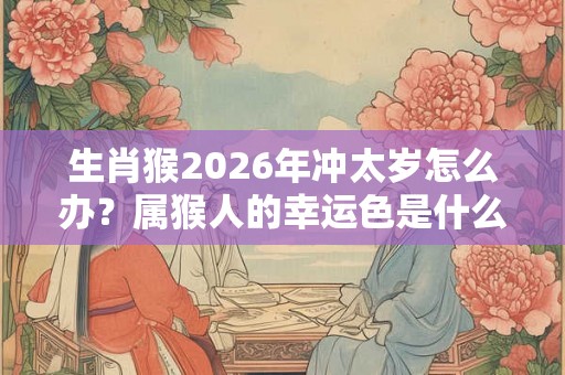 生肖猴2026年冲太岁怎么办？属猴人的幸运色是什么？