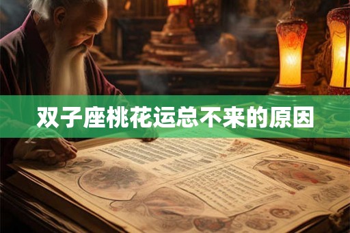 双子座桃花运总不来的原因 双子座桃花运总不来的原因