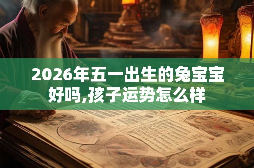 2026年五一出生的兔宝宝好吗,孩子运势怎么样