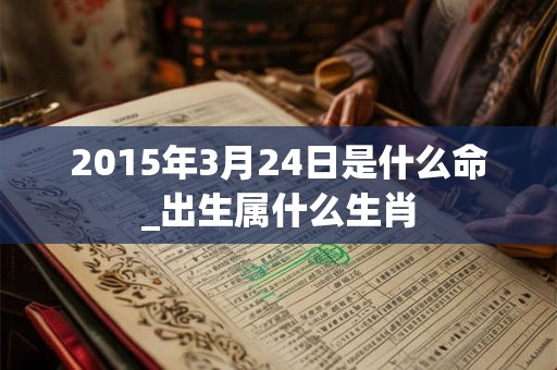 2015年3月24日是什么命_出生属什么生肖 2015年3月24日是什么命_出生属什么生肖