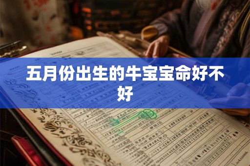 五月份出生的牛宝宝命好不好