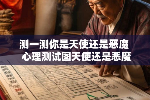 测一测你是天使还是恶魔 心理测试图天使还是恶魔 测一测你是天使还是恶魔 心理测试图天使还是恶魔