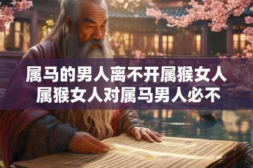 属马的男人离不开属猴女人 属猴女人对属马男人必不可少